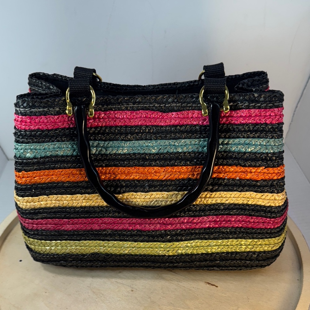 MAGID Straw Satchel